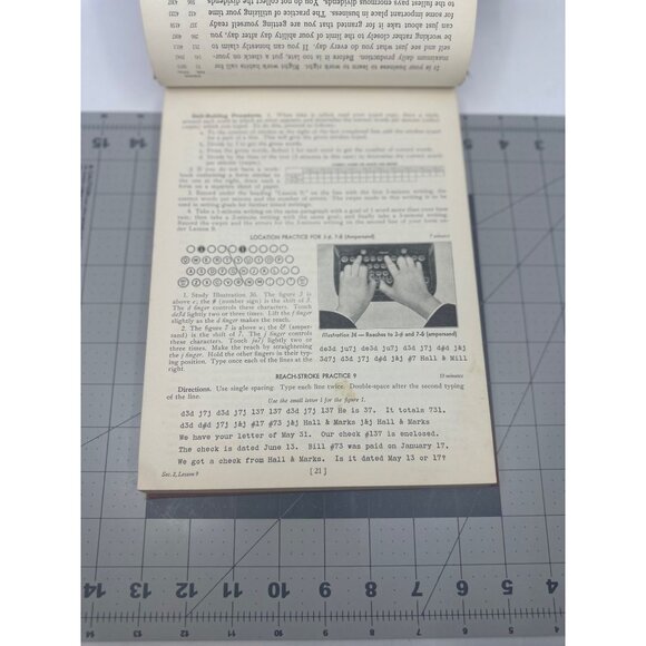20th Century Typewriting 5th Edition 1947 D.D Lessenberry Crawford South-Western - Picture 9 of 13
